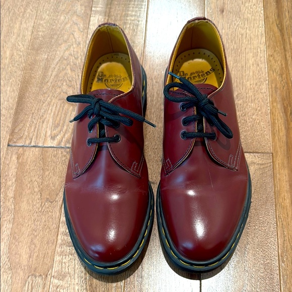 Dr. Martens Shoes - Vintage Dr. Martens MIE Made in England oxblood red leather oxfords 6 UK 8 US
